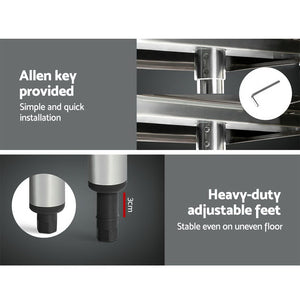 Stainless Steel Kitchen Bench | 610 x 610mm Commercial