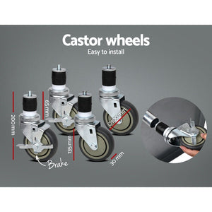 Commercial Hydroponic / Nursery Stainless Steel Work Bench - 1524MM x 610MM