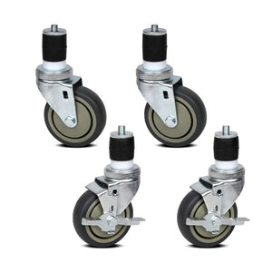 Cefito Set of 4 Swivel Castor Wheels