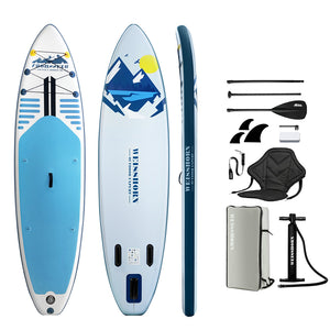 Inflatable Stand Up Paddle Board | Weisshorn | SUP Surfboard | Kayak | 10FT