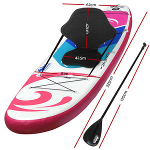 Weisshorn Stand Up Paddle Board - 11ft Inflatable SUP Surfboard Paddleboard Kayak