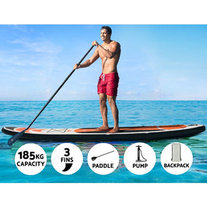 Weisshorn Stand Up Paddle Board - Inflatable 11ft SUP Surfboard Paddleboard Kayak