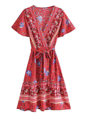 New Bohemian Beach Dress | Cotton Rayon | Various Colours | S-XL