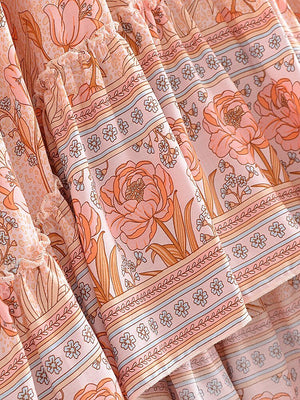 Light Coloured Floral Beach Skirt | M-XL | 3 Styles