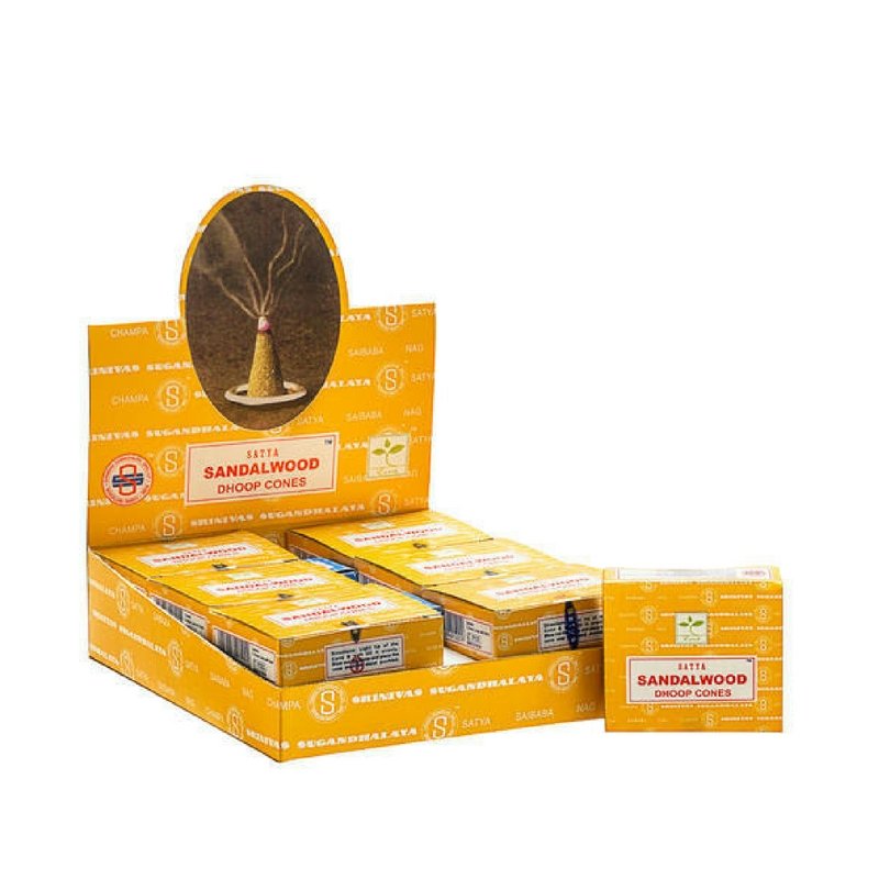 Satya Sandalwood Incense Cones