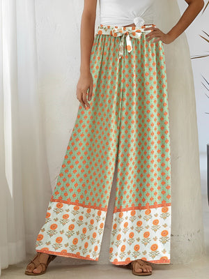 Women's Bohemian Hippie Styled Loose Long Pants | Comfortable Fit | S-L