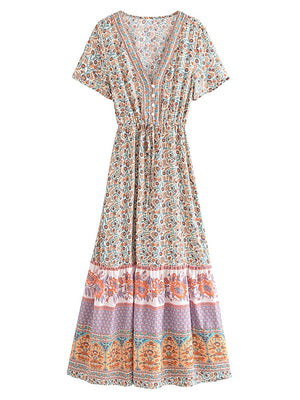 Beautiful Hippie Styled Long Dress | S-L | 3 Colours Available