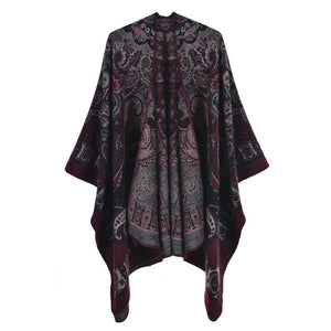 Tribal Styled Knitted Women's Poncho | Various Colours | Free Size