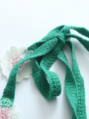 Bohemian Beach Crop Top | Knitted Cotton | Various Colours | Free Size