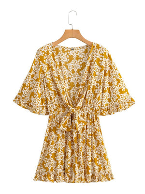 Women's Deep V-neck Bohemian Beach Romper | S-L | Various Colours