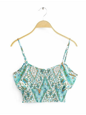 Cool Women's Boho Styled Clothing Set | Pants + Sleeveless Top | S-M