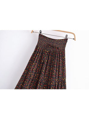 Beautiful Women's Long Maxi Bohemian Skirt | High Waisted | S-XL