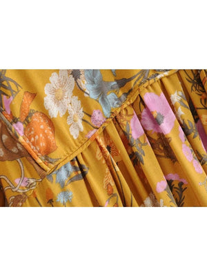 Women's Flowing Bohemian Flare Maxi Dress | S-L | Various Colours