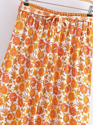 Women's Bohemian Hippie Styled Loose Long Pants | 2 Colours Available | S-L