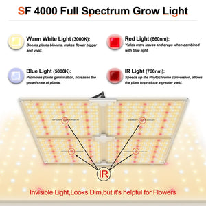 Spider Farmer LED Grow Light - SF4000