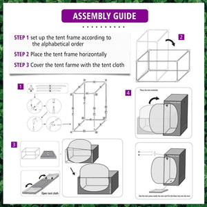 SF Grow Tent 70cm X 70cm X 140cm