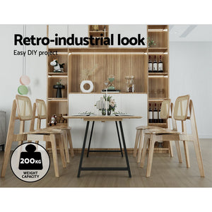 Artiss Set of 2 Table Legs Coffee Dining Table Legs DIY Metal Leg 72X50cm