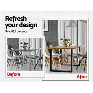 Industrial DIY Coffee Table Metal Legs - Set Of 2