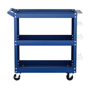 Giantz 3-Tier Tool Trolley Cart - Mobile Work Mechanic Storage Blue | Organize with Ease