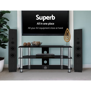 Glass 3 Tier TV Stand / Entertainment Unit
