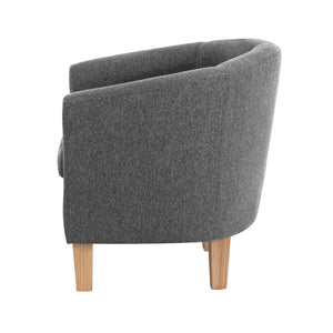 Grey Studio Fabric Styled Armchairs