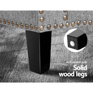 Comfortable Linen Fabric Arm Chair