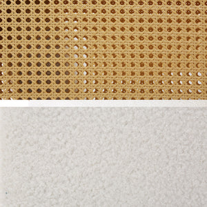 Artiss Rocking Chair | Boucle Accent, Sherpa Upholstered in White