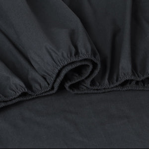Mega King Bed Sheets Set | 100% Egyptian Cotton | 500TC | Charcoal | 50 cm Deep