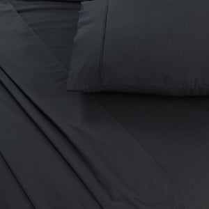 Mega Queen Size Bed Sheets Set | 100% Egyptian Cotton | 500TC | Charcoal | 50 cm Deep