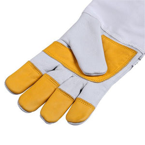 Beekeeping Bee Gloves Cow Hide Ventilated Heavy Duty Gloves M