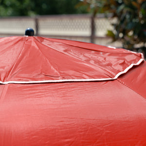 Havana Outdoors Beach Umbrella - 2.4M Portable Shade Shelter | Red