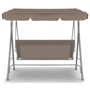 Coffee Coloured Outdoor Swing Bench Seat Hammock