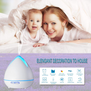 White Aromatherapy Diffuser - 400ml