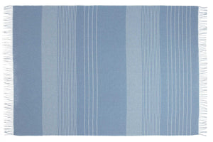 Paddington Throw - Fine Wool Blend - Forever Blue