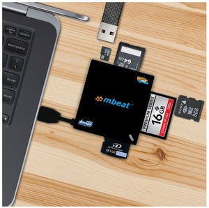 Mbeat USB 3.0 Multiple Card Reader | 2x SD and 2x Micro SD | 100MB/s