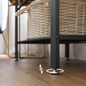 Vintage Coat Rack Shoe Bench