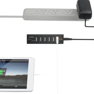 mbeat 7-Port USB 3.0 x 1 + USB 2.0 x 6 Hub with 2.1A Smart Charging Function