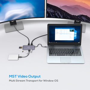 mbeat Elite X11 Dual HDMI USB-C Docking Station