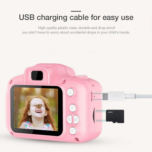 Mini Digital Kids Camera | 2.0" LCD Screen | 32GB Card Included | HD Quality