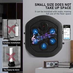 Music Boxing Training Electronic Boxing Wall Target Glove | Intelligent APP Combat