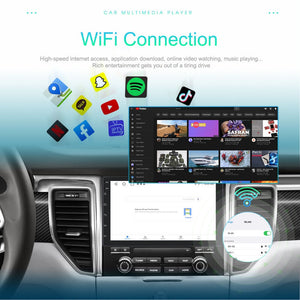 9" Car Radio 2 DIN | GPS FM RDS WIFI | With Rear Camera | For Android Auto IOS CarPlay