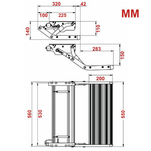 Aluminium Caravan Step | Max Load: 200KG | Pull Out Step | Folding Design | Suitable for Campers, Trailers, and Motorhomes