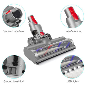 Turbo Brush Roller Head | LED | For Dyson V7, V8, V10, V11 Electric Floor Cleaners