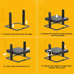 13W Chick Brooder Heating Plate | 27x27cm for Chicken Coop and Duck Poultry