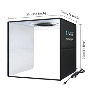 30CM Portable Photo Studio LED Light Tent Bar Cube Soft Box | Room Photography