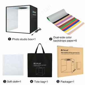 40CM Portable Photo Studio LED Light Tent Soft Box Room Photography
