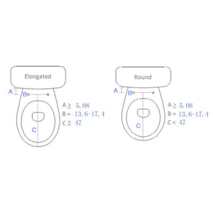 Non-Electric Bidet Toilet Seat | Dual Nozzle Spray - D Cover