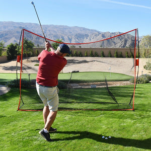 Huge Golf Practice Net - 3M Portable Hitting Swing Training Net Outdoor with Carry Bag