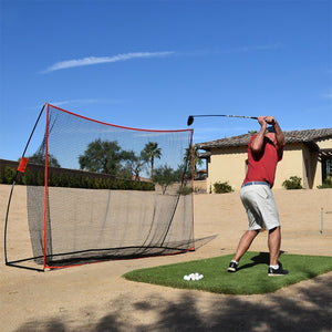 Huge Golf Practice Net - 3M Portable Hitting Swing Training Net Outdoor with Carry Bag