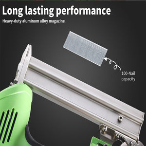 Electric Staple Gun | Straight Nail | Heavy Duty Woodworking Stapler